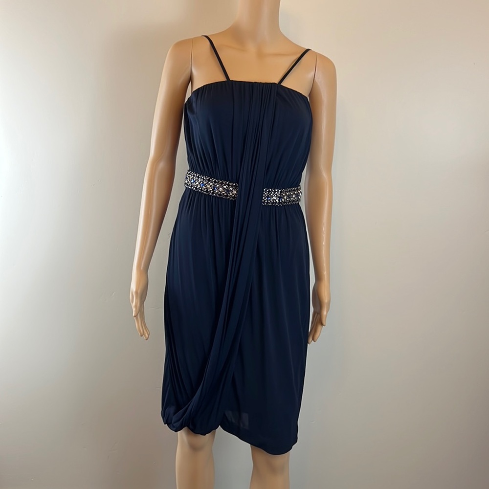 Marc Bouwer Navy Cocktail Dress